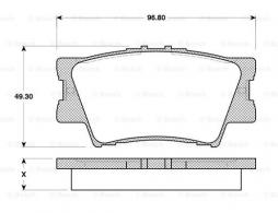 Guide Sleeve Kit, brake caliper BOSCH (1 987 470 611) 