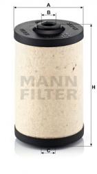 Kraftstofffilter MANN-FILTER (BFU 700 x), MERCEDES-BENZ, Henschel 2-T 