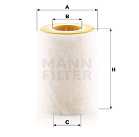 Air Filter MANN-FILTER (C 1036/2), SMART, Crossblade, Roadster, Roadster Coupe, Cabrio, City-Coupe 