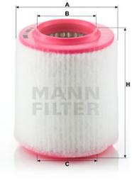 Luftfilter MANN-FILTER (C 1652/2), AUDI, A8 