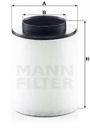 Air Filter MANN-FILTER (C 17 023), AUDI, A8 