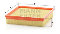 Luftfilter MANN-FILTER (C 2290), VW, 914, 412 Variant, 411,412 
