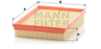Air Filter MANN-FILTER (C 2667/1), FORD, MAZDA, Fiesta IV, Puma, 121 III, Fiesta Kasten 