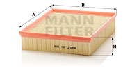Luftfilter MANN-FILTER (C 30 198), DODGE, JEEP, Nitro, Cherokee 