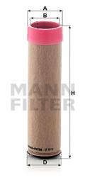 Filtre à air secondaire MANN-FILTER (CF 97/2) 