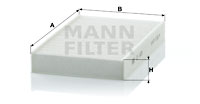 Filter, interior air MANN-FILTER (CU 1629), NISSAN, RENAULT, Juke, Pulsar Schrägheck, Fluence 