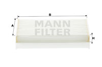 Filter, interior air MANN-FILTER (CU 17 001), MARUTI, SUZUKI, NISSAN, Alto, Pixo 