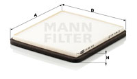 Filter, Innenraumluft MANN-FILTER (CU 20 010), CHEVROLET, Spark 