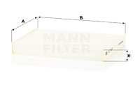 Filter, Innenraumluft MANN-FILTER (CU 21 009), KIA, Soul II, Soul 