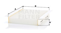 Filter, interior air MANN-FILTER (CU 22 022), FIAT, JEEP, 500L, Renegade Geländewagen Geschlossen, 500X, Compass 