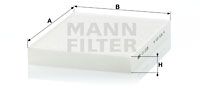 Filter, interior air MANN-FILTER (CU 2335), FIAT, LANCIA, Punto, Doblo, Punto Van, Ypsilon, Idea, Doblo Cargo, Musa 