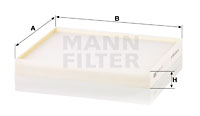 Filter, Innenraumluft MANN-FILTER (CU 24 017), KIA, TOYOTA, Sorento III, C-HR 
