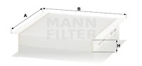 Filter, interior air MANN-FILTER (CU 2454), HONDA, Civic IX, Civic VIII Hatchback, Civic VIII Stufenheck 
