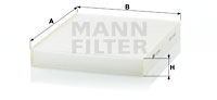 Filter, Innenraumluft MANN-FILTER (CU 26 001), HYUNDAI, IX55 
