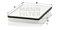 Filter, interior air MANN-FILTER (CU 2672), VW, Passat, Passat Variant 