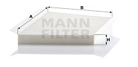 Filter, interior air MANN-FILTER (CU 3172), MERCEDES-BENZ, DAIMLER, E-Klasse T-Model, E-Klasse 