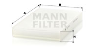 Filter, interior air MANN-FILTER (CU 3192), AUDI, A6, A6 Avant, 100, 100 Avant, Allroad 