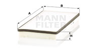Filter, Innenraumluft MANN-FILTER (CU 3340), PEUGEOT, 406, 406 Break, 406 Coupe 