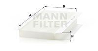 Filter, Innenraumluft MANN-FILTER (CU 3567), FORD, Focus Stufenheck, Focus Turnier, Focus, Tourneo Connect 