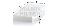 Filter, interior air MANN-FILTER (CU 37 230) 