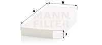 Filter, interior air MANN-FILTER (CU 3959) 