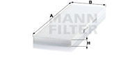 Filter, interior air MANN-FILTER (CU 4036) 