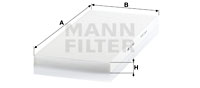 Filter, interior air MANN-FILTER (CU 4594) 