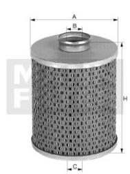 Filter, operating hydraulics MANN-FILTER (H 1032), BMW, 2.6- 3200 V8 Coupe, 503 Cabriolet, 501 