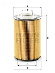 Oil Filter MANN-FILTER (HU 1291/1 z) 