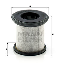 Filter, Kurbelgehäuseentlüftung MANN-FILTER (LC 10 001 x) 