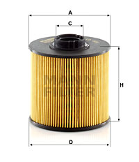 Fuel filter MANN-FILTER (PU 10 004 z) 