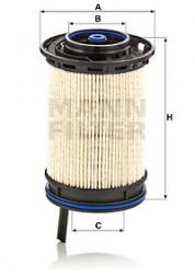 Fuel filter MANN-FILTER (PU 10 011 z), AUDI, VW, Q7, Touareg, Q8 