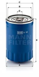 Filtro olio MANN-FILTER (W 1035) 