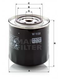Oil Filter MANN-FILTER (W 1130), FIAT, RENAULT, 131, Argenta, Ducato Panorama, 131 Familiare/Panorama, Trafic Pritsche/Fahrgestell 