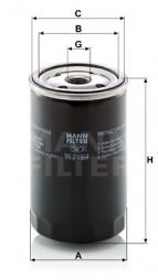 Filter, operating hydraulics MANN-FILTER (W 719/4) 