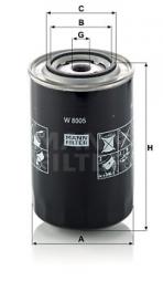 Filtro idraulico, Cambio automatico MANN-FILTER (W 8005) 