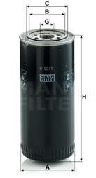 Ölfilter MANN-FILTER (W 9071) 