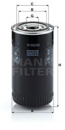 Filtre à huile MANN-FILTER (W 950/26) 