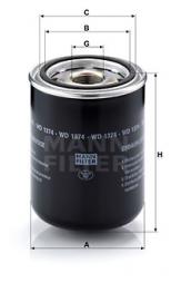 Filtro olio MANN-FILTER (WD 1374) 