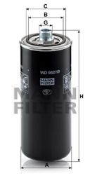 Filtre hydraulique, boîte automatique MANN-FILTER (WD 962/19) 