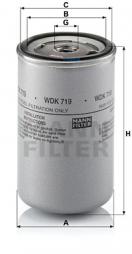 Kraftstofffilter MANN-FILTER (WDK 719) 