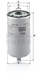 Filtre à carburant MANN-FILTER (WDK 725) 