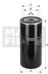 Filtre à huile MANN-FILTER (WH 724) 
