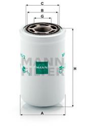 Filter, operating hydraulics MANN-FILTER (WH 945/2) 