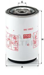Kraftstofffilter MANN-FILTER (WK 1060/3 x) 