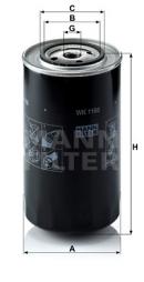 Fuel filter MANN-FILTER (WK 1168) 