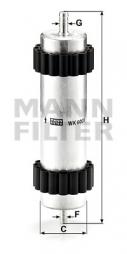 Fuel filter MANN-FILTER (WK 6008), AUDI, A6 Avant, A6, A7 Sportback, A5, A5 Sportback, A6 Allroad 