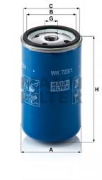 Fuel filter MANN-FILTER (WK 723/1) 