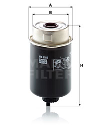 Fuel filter MANN-FILTER (WK 8166) 