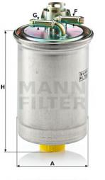 Fuel filter MANN-FILTER (WK 823), SEAT, VW, Cordoba, Cordoba Vario, Ibiza II, Polo Variant, Polo Classic, Caddy II Kombi, Inca 